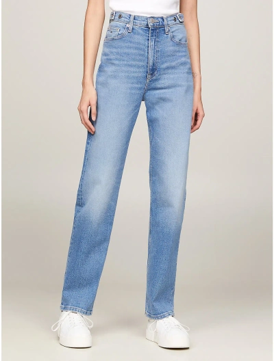 Tommy Hilfiger Julie Ultra High Rise Straight Fit Jean In 