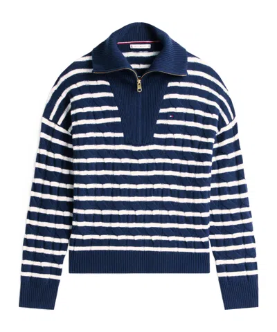 Tommy Hilfiger Understatedelegance Knit Sweater In Blue