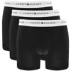 Tommy Hilfiger Underwear 3 Pack Boxer Briefs In Black
