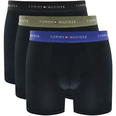 Tommy Hilfiger Underwear 3 Pack Boxers Multi In Black