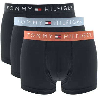 Tommy Hilfiger Underwear 3 Pack Trunks In Black