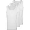 TOMMY HILFIGER TOMMY HILFIGER UNDERWEAR 3 PACK VESTS WHITE