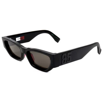Tommy Hilfiger Unisex 55 Mm Grey Sunglasses In Black