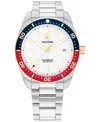 Tommy Hilfiger Unisex Automatic Silver-tone Stainless Steel Bracelet Watch 40mm, Exclusively Ours In Silver