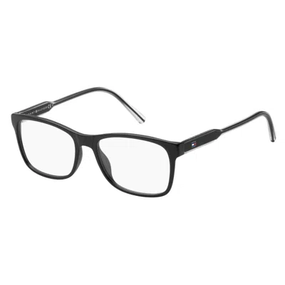 Tommy Hilfiger Unisex' Spectacle Frame  Th-1444-ei7  53 Mm Gbby2 In Black