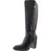 Tommy Hilfiger Ursy Womens Zipper Knee-high Boots In Black