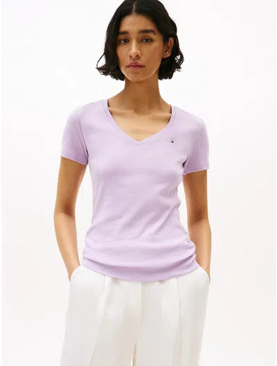 Tommy Hilfiger V In Purple