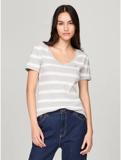 Tommy Hilfiger V In Grey Heather