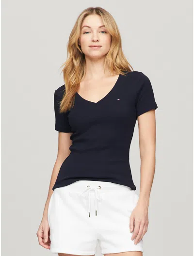 Tommy Hilfiger V In Navy