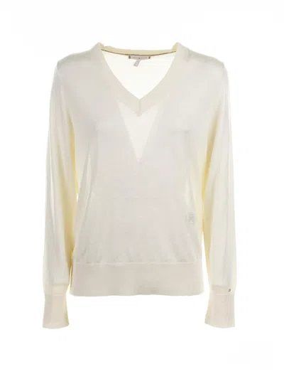 Tommy Hilfiger V-neck Long-sleeved Shirt