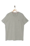 Tommy Hilfiger V-neck Short Sleeve Lounge T-shirt In Grey Heather