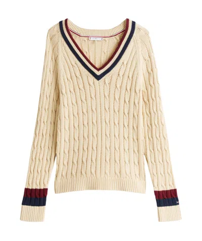 TOMMY HILFIGER CABLE-KNIT SWEATER