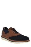 Tommy Hilfiger Varan Hybrid Oxford Sneaker In Navy/cognac Multi