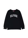 Tommy Hilfiger Varsity Crewneck Sweatshirt In Blue