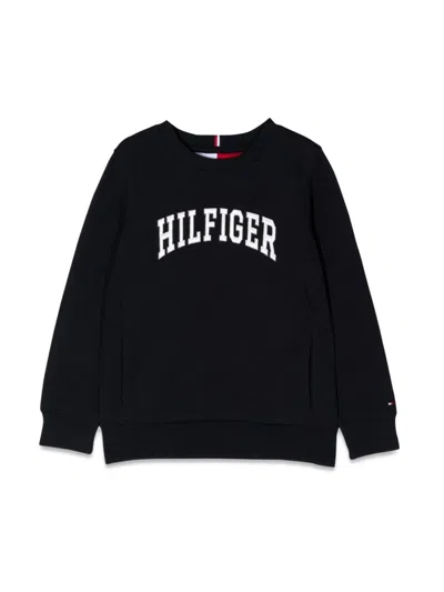 Tommy Hilfiger Varsity Crewneck Sweatshirt For Boys In Blue