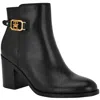 Tommy Hilfiger Veruki Womens Faux Leather Zip Up Ankle Boots In Black