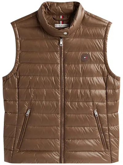 Tommy Hilfiger Vest In Brown