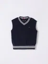 Tommy Hilfiger Vestcoat  Kids Color Blue In Blue