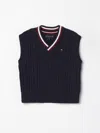 Tommy Hilfiger Vestcoat  Kids Color Blue In Blau