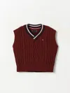 Tommy Hilfiger Babies' Vestcoat  Kids Color Burgundy In Burgunderrot