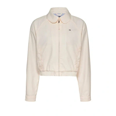 Tommy Hilfiger Veste Courte Col Claudine In Neutral