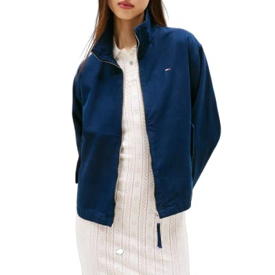 Tommy Hilfiger Veste D'exterieur En Coton In Blue