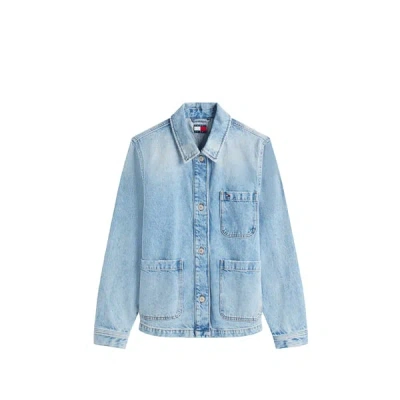 Tommy Hilfiger Veste En Denim De Coton In Blue