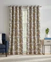 Tommy Hilfiger Vilette Paisley Grommet Room Darkening 2-piece Curtain Panel, 50" X 96" In Ochre