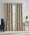 Tommy Hilfiger Vilette Paisley Grommet Room Darkening 2 Piece Curtain Panel Collection In Ochre