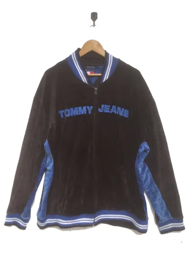 Pre-owned Tommy Hilfiger Vintage 80's Tommy Jeans Jacket Casual Very Nice Design In Multi