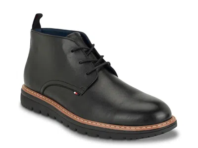 Tommy Hilfiger Voxer Chukka Boot In Black
