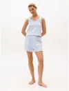 Tommy Hilfiger Waffle Texture Tank And Short Sleep Set