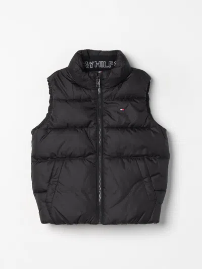 Tommy Hilfiger Waistcoat  Kids Color Black In Schwarz
