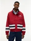Tommy Hilfiger Reversible Regatta Windbreaker Jacket In Red
