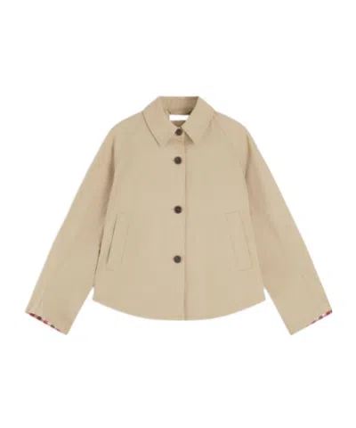 Tommy Hilfiger Water Repellent Short Jacket In Nude