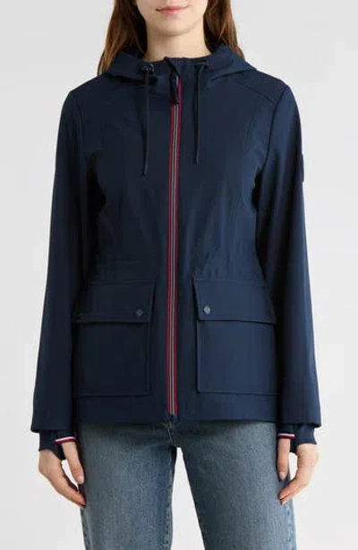 Tommy Hilfiger Water Resistant Coat In Blue