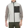 Tommy Hilfiger Water Resistant Faux Shearling Lined Quilted Vest In Ice Combo