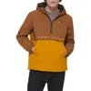 Tommy Hilfiger Water Resistant Hooded Fleece Lined Anorak Jacket In Brgt Citron