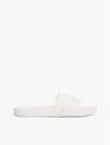 Tommy Hilfiger Webbed Logo Pool Slide In Ecru