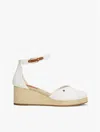 Tommy Hilfiger Wedge Espadrille Sandal In Ecru