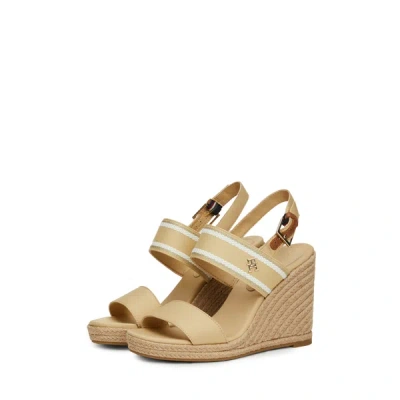 Tommy Hilfiger Wedge Sandals In Neutral