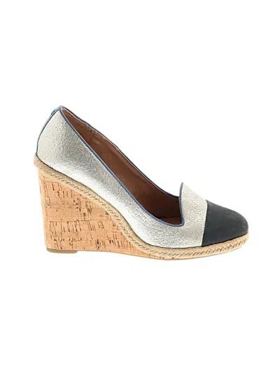 Pre-owned Tommy Hilfiger Wedges In Silver