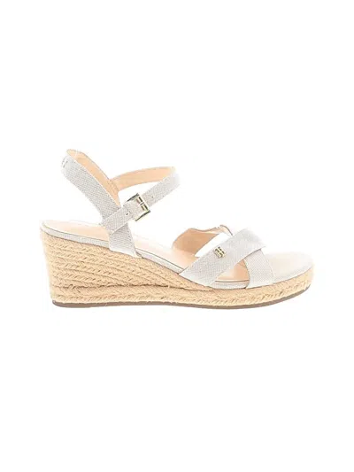 Pre-owned Tommy Hilfiger Wedges In Silver