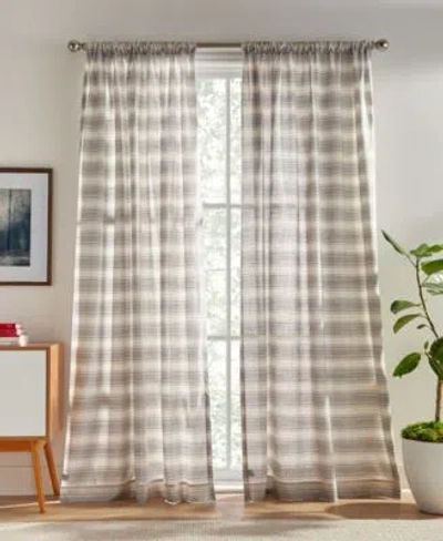 Tommy Hilfiger Whelan Stripe Pole Top Dusty 2 Piece Curtain Panel Collection