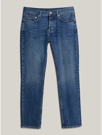 Tommy Hilfiger Whiskered Straight Fit Jean In Hiker Indigo