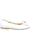 TOMMY HILFIGER WHITE BALLERINES FOR GIRL WITH BOW AND LOGO