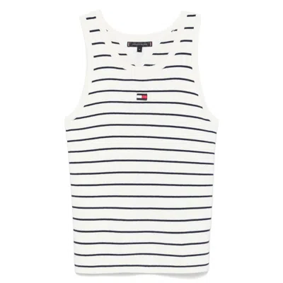 TOMMY HILFIGER WHITE  BLUE SWEATERS
