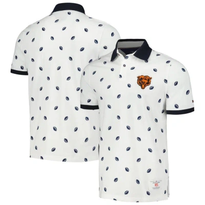 Tommy Hilfiger White Chicago Bears Bryce Polo