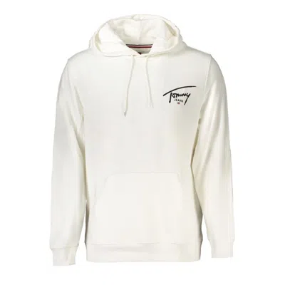 Tommy Hilfiger White Cotton Men Sweater In Neutral