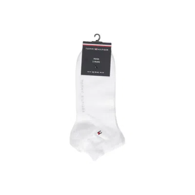 Tommy Hilfiger White Cotton Sock In Yellow